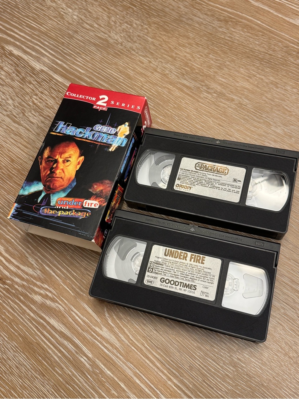 VHS Movie Pack: Under Fire & The Package - Gene Hackman Collector Series